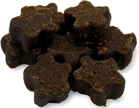 مكافآت غذائية للقطط من هيلث باوز لين تريتس، ​​عبوة مكونة من قطعتين، ملصق بوزن 3.5 أونصة ولعبة قطيفة على شكل كرة قطيفة ملونة in Kuwait