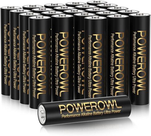 POWEROWL High-Capacity Alkaline AA AAA Batteries Combo, Long Lasting, 10-Year Shelf Life - Pack of 16 in Saudi Arabia