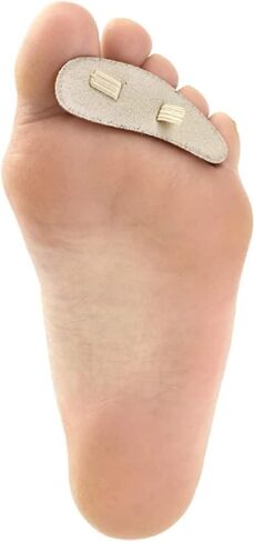 شعار Silipos Deluxe Suede Hammer Toe Crest 92901 لأصابع القدم المطرقة والمخلب والمطرقة، مقاس متوسط ​​للقدم اليسرى، 3 في كل عبوة in Saudi Arabia