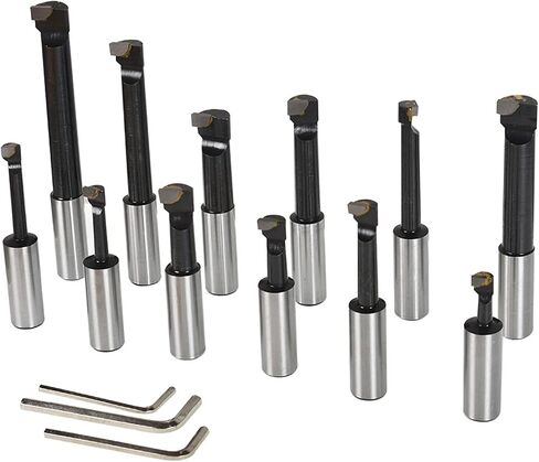 Mitoharet 3In Boring Head R8 Shank 12-Pack 3/4In كربيد مملة بار مجموعة الطحن in Saudi Arabia