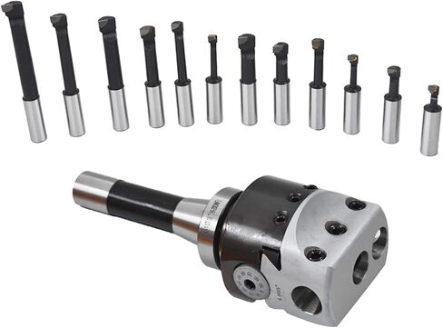 Mitoharet 3In Boring Head R8 Shank 12-Pack 3/4In كربيد مملة بار مجموعة الطحن in Saudi Arabia