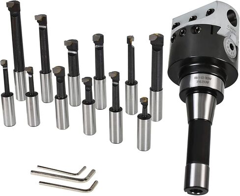 Mitoharet 3In Boring Head R8 Shank 12-Pack 3/4In كربيد مملة بار مجموعة الطحن in Saudi Arabia