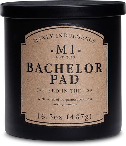 الشموع المعطرة Manly Indulgence للرجال | Last Call - طحلب البلوط ونجيل الهند والمسك | عطر ذكوري قوي، شموع طويلة الأمد للمنزل | شمع مزيج الصويا | 16.5 أونصة - حرق يصل إلى 60 ساعة | صنع في الولايات المتحدة الأمريكية in Kuwait