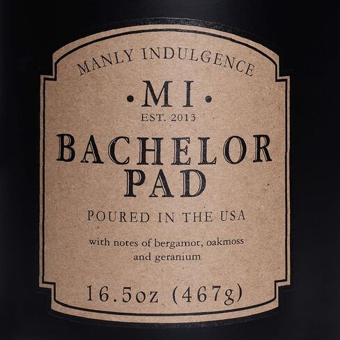 الشموع المعطرة Manly Indulgence للرجال | Last Call - طحلب البلوط ونجيل الهند والمسك | عطر ذكوري قوي، شموع طويلة الأمد للمنزل | شمع مزيج الصويا | 16.5 أونصة - حرق يصل إلى 60 ساعة | صنع في الولايات المتحدة الأمريكية in Kuwait