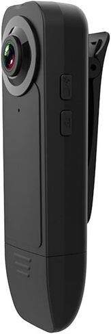 كاميرا الجسم الصغيرة Docooler 1080P مع مشبك صوتي ومسجل فيديو بزاوية واسعة وكاميرا فيديو مدمجة وبطارية للرؤية الليلية وكشف الحركة للمشي لمسافات طويلة وركوب الخيل والسفر in Kuwait