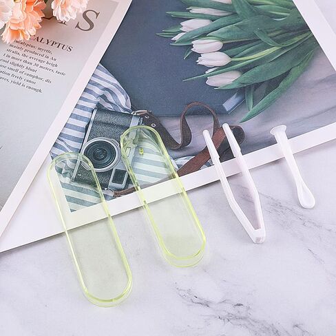 زي اس اس ايلك 10 قطع من ادوات ازالة العدسات اللاصقة، ملاقط ازالة العدسات اللاصقة ومجموعة ادخال مع طرف ناعم، اداة ازالة العدسات اللاصقة وادخال العدسات اللاصقة مع شنطة سفر in Kuwait