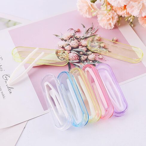 زي اس اس ايلك 10 قطع من ادوات ازالة العدسات اللاصقة، ملاقط ازالة العدسات اللاصقة ومجموعة ادخال مع طرف ناعم، اداة ازالة العدسات اللاصقة وادخال العدسات اللاصقة مع شنطة سفر in Kuwait