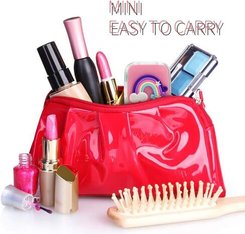ofone Contact Lens Case, Cute Contact Lens Holder Oval Contact Lenses Travel Case with Removal Tool Mirror and Tweezers Contacts Container Storage Kit for Women and Girl (Black) in Saudi Arabia