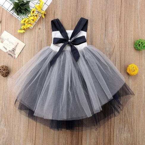 Lamuusaa الوليد الرضع طفل رضيع فتاة هالوين ابتسامة رومبير تانك القمم ارتداءها الرسن Bowknot بذلة توتو فستان in Kuwait