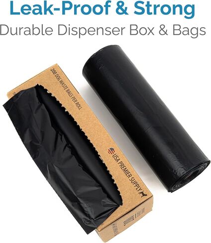 Dog Poop Bags Bulk - Dog Waste Station Bags Refills (40 Boxed Rolls, 8000 Bags) - Best Value, #1 Premium Doggie Poop Bags - 100% Leak-Proof, Strong & Thick, Guaranteed to Fit Any Commercial Dispenser in Saudi Arabia