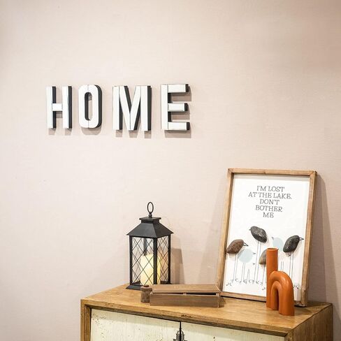COLLECTIVE HOME - 7-inch Tall Mirrored Glass and Wood Decorative Letter, Home-Bedroom-Office Wall Décor. Perfect Fun Gift to Encourage Girls, Young Ladies & Teens. (&) in Saudi Arabia