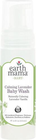 Earth Mama Calming Lavender Baby Wash Gentle Castile Soap for Sensitive Skin, 5.3-Fluid Ounce in Kuwait