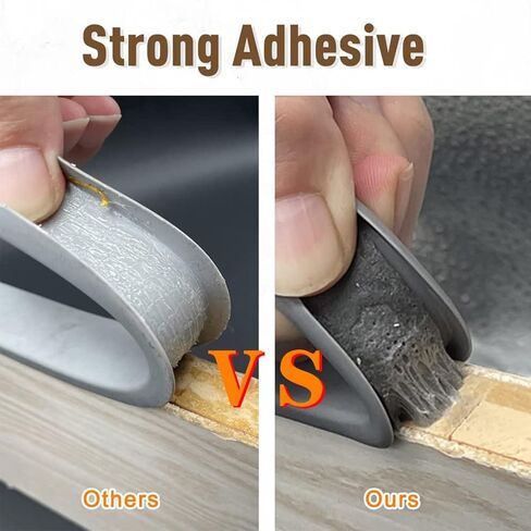 شريط حافة من القشرة على شكل حرف U، واقي حافة الطاولة من جل السيليكا الناعم بطول 9.8 قدم للأثاث، واقيات زوايا ذاتية اللصق للخزانة والطاولة وإصلاح الأثاث باللون الأسود - U20mm in Kuwait