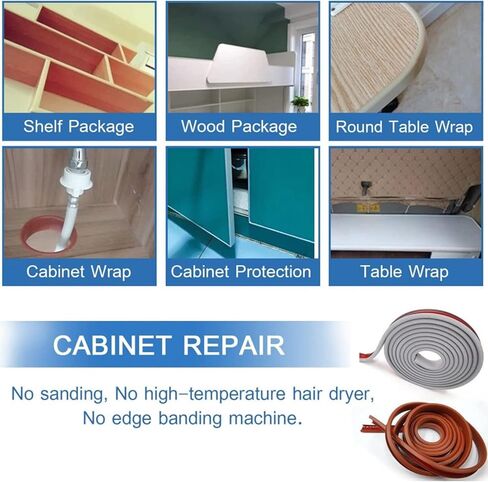 شريط حافة من القشرة على شكل حرف U، واقي حافة الطاولة من جل السيليكا الناعم بطول 9.8 قدم للأثاث، واقيات زوايا ذاتية اللصق للخزانة والطاولة وإصلاح الأثاث باللون الأسود - U20mm in Kuwait