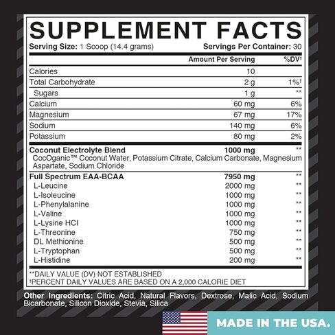 Gold BJJ PostRoll - مكمل Jiu Jitsu لما بعد التمرين مع الأحماض الأمينية الأساسية EAA وBCAA - مسحوق ما بعد التمرين خاص بالفنون القتالية (ثلج الليمون، 30 وجبة) in Kuwait