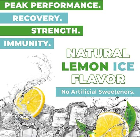 Gold BJJ PostRoll - مكمل Jiu Jitsu لما بعد التمرين مع الأحماض الأمينية الأساسية EAA وBCAA - مسحوق ما بعد التمرين خاص بالفنون القتالية (ثلج الليمون، 30 وجبة) in Kuwait