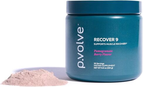 PVOLVE Recover 9 مصمم لتقليل آلام العضلات - 9 أحماض أمينية أساسية ومستخلص فاكهة الرمان - دعم مضاد للأكسدة... in Kuwait