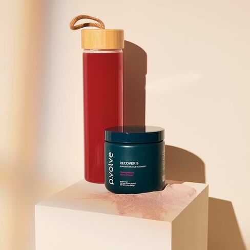 PVOLVE Recover 9 مصمم لتقليل آلام العضلات - 9 أحماض أمينية أساسية ومستخلص فاكهة الرمان - دعم مضاد للأكسدة... in Kuwait