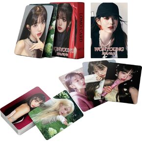 FOURBOM WonYoung Photocards 55pcs IVE Photocard Jang Won Young Photocards set I'VE MINE Photocard KPOP WonYoung Merch Photocard Set Gift for Fans Party Decorations WonYoung Merch WonYoung Lomo Cards in Saudi Arabia