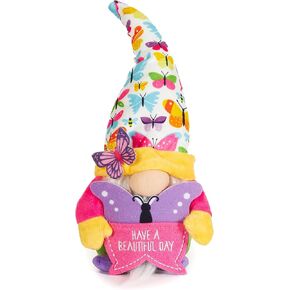 عناق يشعر بالحب - حامل بطاقة هدية جنوم، مسنجر جنوم، جنوم قطيفة زهرية، ديكور منزل جنوم، حلية جنوم سويدية تومتي، تمثال هدية جنوم، دمية قطيفة مقاس 12 بوصة - كن سعيدًا in Kuwait