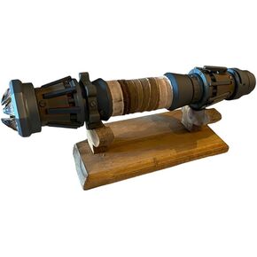 Lightsaber Stand, Universal Wood Lightsaber Holder Rack Compatible with Galaxy’s Edge Lightsabers, Desktop Universal Sword Display, Wand Mount, Wooden Desk Hilt Display (Dark Walnut) in Saudi Arabia