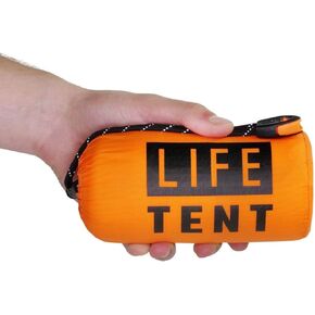 خيمة نجاة للطوارئ - خيمة طوارئ لشخصين - تستخدم كخيمة نجاة، مأوى للطوارئ، خيمة أنبوبية، قماش القنب للبقاء على قيد الحياة - تتضمن صفارة نجاة وحبل باراكورد in Kuwait