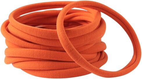 XIMA 40 Pack Nylon Headband,Newborn DIY Headband Soft Elastic Hairbands for Baby Girls Infant Toddlers Kids(Tan-40pcs) in Saudi Arabia