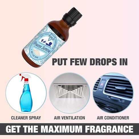 Bargz 2oz Powder Supreme Fragrance Perfume Oil Baby Scented [Soft Sweet Long-Lasting Scent], Baby Fresh Cologne for Men and Women in Kuwait