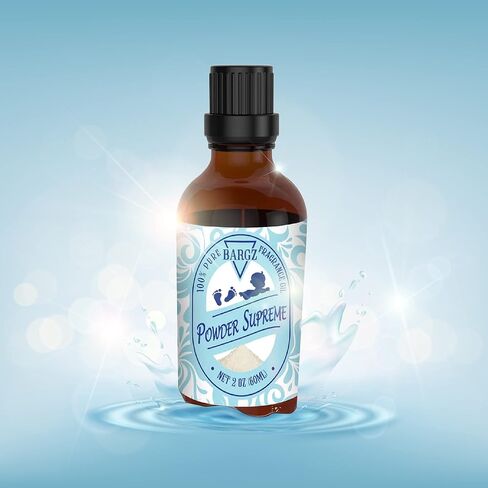 Bargz 2oz Powder Supreme Fragrance Perfume Oil Baby Scented [Soft Sweet Long-Lasting Scent], Baby Fresh Cologne for Men and Women in Kuwait