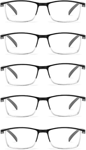 نظارات قراءة Viseng 5 قطع للرجال مضادة للضوء الأزرق للنساء تبقى رؤية مكبرة واضحة in Kuwait