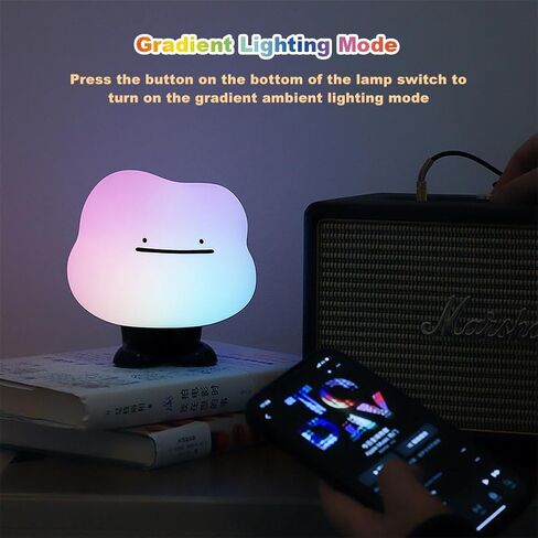 نيوجوي مصباح بتصميم سحابة لطيف لديكور الغرفة، اضاءة محيطة رائعة لغرفة النوم، مصباح ليد على شكل سحابة، ضوء ليلي كاواي للاطفال والمراهقين والبنات والاولاد in Kuwait