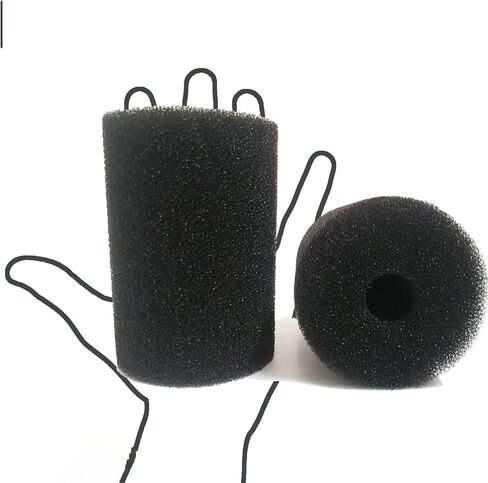 Qzbhct X-Large Foam Filter Sponges for Canister Filters Aquaclear 70/110 Filters Overflow Filter Box Intake Round Pre-Filter 5.91" x 4.13" in Kuwait