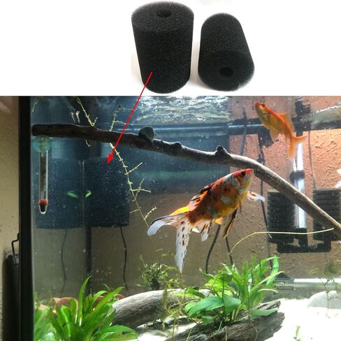 Qzbhct X-Large Foam Filter Sponges for Canister Filters Aquaclear 70/110 Filters Overflow Filter Box Intake Round Pre-Filter 5.91" x 4.13" in Kuwait