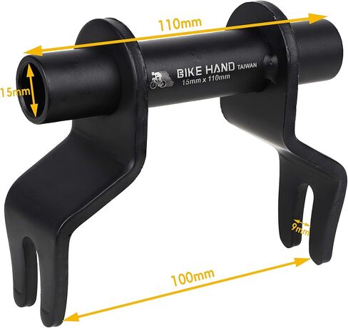 BIKEHAND Thru Axle Fork Mount Rack Adapter 15x110mm Boost - Bike Bicycle Carrier Rack Car Roof Truck Bed Storage in Kuwait