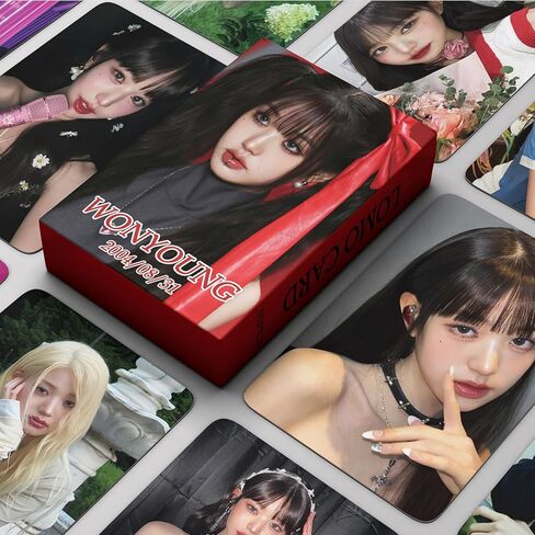 مجموعة بطاقات صور فوتوغرافية من فوربوم وون يونج، 55 قطعة من بطاقات صور ايف ماين كيه بوب وون يونغ ميرش هدية للمعجبين وديكورات الحفلات وون يونغ ميرش وون يونغ in Saudi Arabia