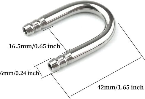 هامينلير 6 قطع من انبوب ستانلس ستيل على شكل حرف U موصل ثاني اكسيد الكربون لحوض السمك وانابيب الاكسجين in Kuwait