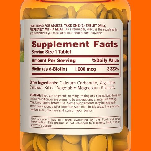 صن داون اقراص بيوتين 1000 ام سي جي، حجم قيم، 120 قرص in Kuwait