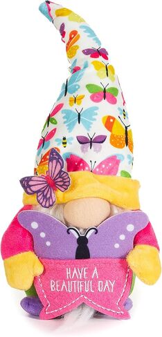 عناق يشعر بالحب - حامل بطاقة هدية جنوم، مسنجر جنوم، جنوم قطيفة زهرية، ديكور منزل جنوم، حلية جنوم سويدية تومتي، تمثال هدية جنوم، دمية قطيفة مقاس 12 بوصة - كن سعيدًا in Kuwait