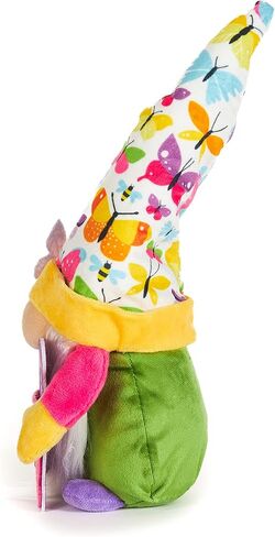 عناق يشعر بالحب - حامل بطاقة هدية جنوم، مسنجر جنوم، جنوم قطيفة زهرية، ديكور منزل جنوم، حلية جنوم سويدية تومتي، تمثال هدية جنوم، دمية قطيفة مقاس 12 بوصة - كن سعيدًا in Kuwait