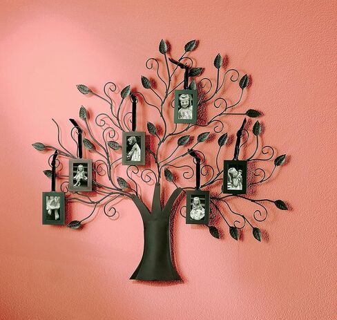 فيليب ويتني اطارات صور معدنية لشجرة العائلة مع 10 اطارات صور معلقة in Kuwait