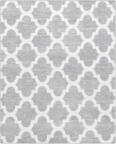 Jelymark Shag Moroccan Area Rug for Living Room, 3x5 Feet Modern Geometric Rug, Fluffy Distressed Faux Wool Floor Carpet, Memory Foam Rug for Bedroom Nursery Kids Room Home Decor, Beige/White in Saudi Arabia