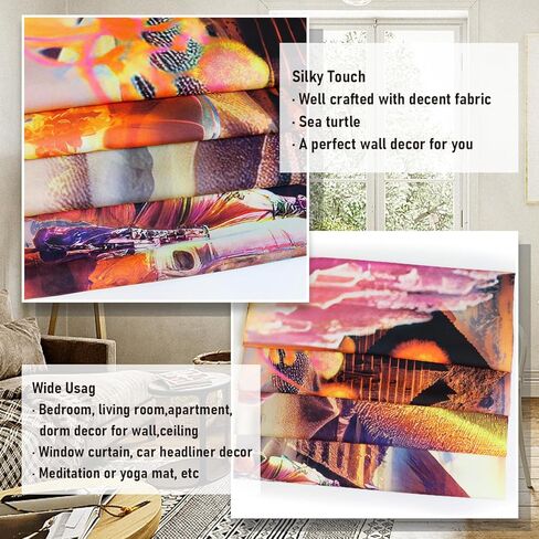 Amonercvita Blacklight Galaxy Space Tapestry UV Reactive Astronaut Tapestry Trippy Pyramid Planet Tapestry Fantasy Neon Plants Wall Hanging Mysterious Jellyfish Tapestry for Bedroom in Kuwait