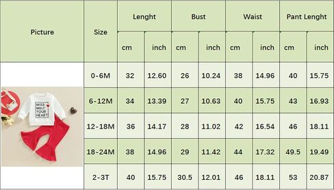 ملابس عيد الحب للفتيات الصغيرات - سويت شيرت بياقة دائرية وأكمام طويلة وسروال على شكل جرس من الأسفل مجموعة ملابس عيد الحب in Kuwait