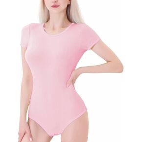 Landofgenie Womens Bodysuit Cotton Bodysuit Onesie Pajamas Bodysuit Tops