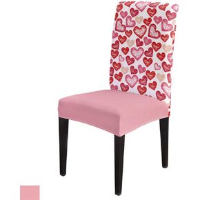 ALAGEO Christmas Dining Chair Covers Christmas Tree Xmas Balls Chair Back Cover Slipcovers Protector 4 Pack,Stretch Removable Chair Covers for Dining Room,Christmas Decor,Holiday Party Snowflake Red in Kuwait