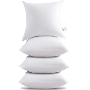 HITO 12x20 Pillow Inserts and Pillow Covers (Set of 2, Each)- Down Alternative Throw Pillows White for Couch Bed Sofa, Beige