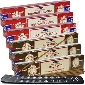 Dragons Blood Arabian Oudh Incense Sticks & Holder Bundle Variety Pack from House of Nag Champa Incense Sticks and Trumiri in Kuwait
