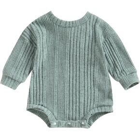 Ledy Champswiin Newborn Baby Girl Sweaters Fall Winter Long Sleeve Pullover Tops Infant Girl Crewneck Sweater Romper in Saudi Arabia