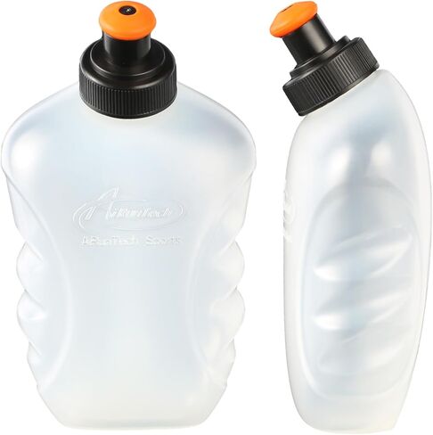 زجاجات مياه خالية من مادة BPA من AiRunTech (2 × 10 أونصة) لحزام ترطيب الجري - مقاومة للتسرب، خفيفة الوزن، ومثالية للماراثون والمشي لمسافات طويلة in Kuwait