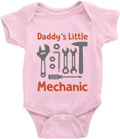 بدلة رومبير عضوية من Daddy's Little Mechanic للأطفال الأولاد والبنات لحديثي الولادة in Kuwait